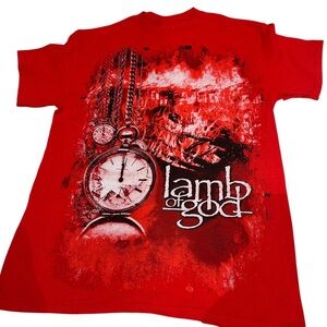 Lamb of God Graphic T-Shirt Red Band Tee NWOT